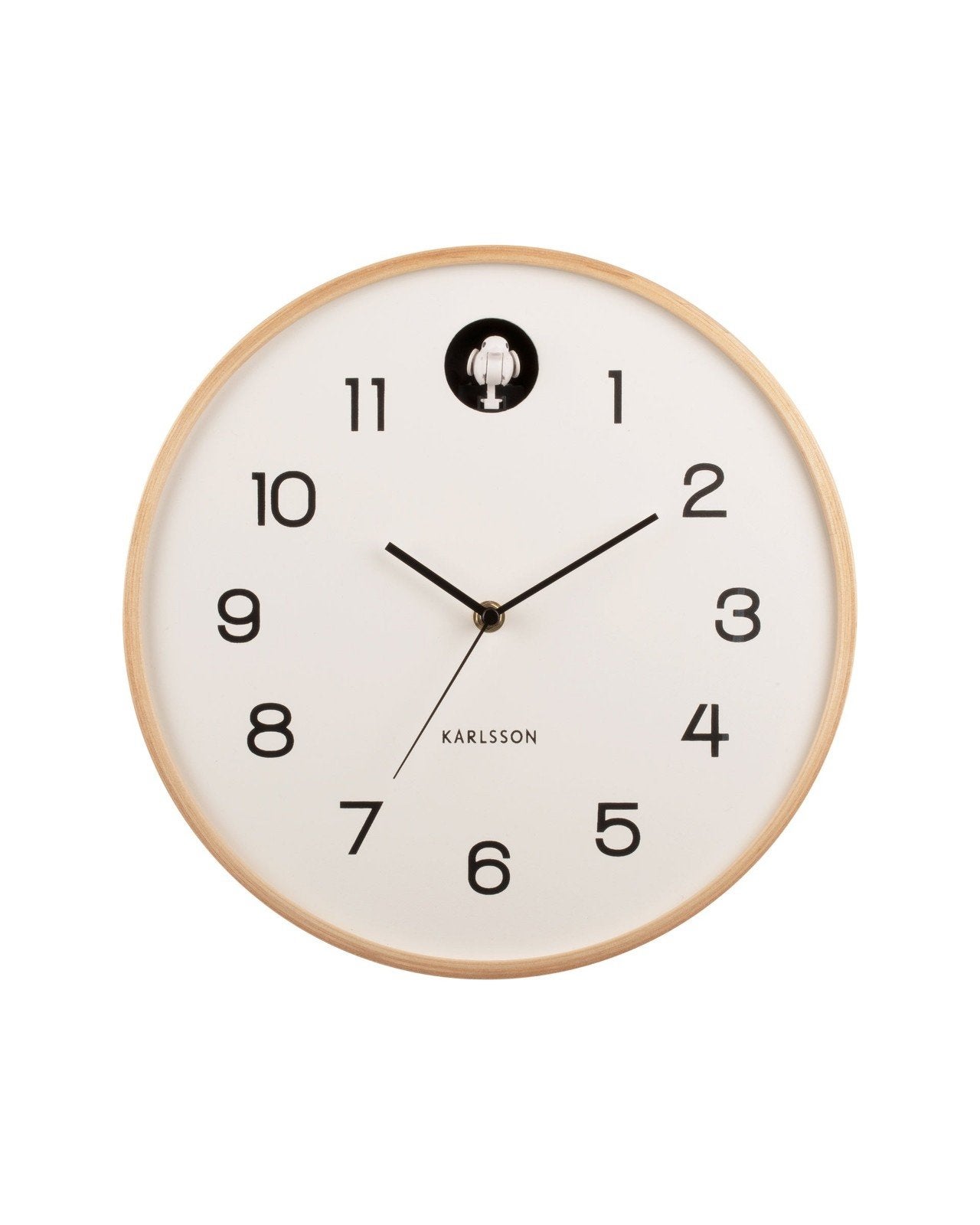 Karlsson Natural Cuckoo Koekoeksklok - nieuw in doos, Wandklok, Wit, Analoog, Nieuw