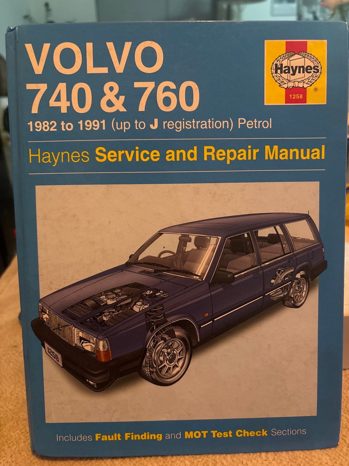 Haynes Service en Reparatie Handboek Volvo 740 & 760, Ophalen, Gelezen, Volvo