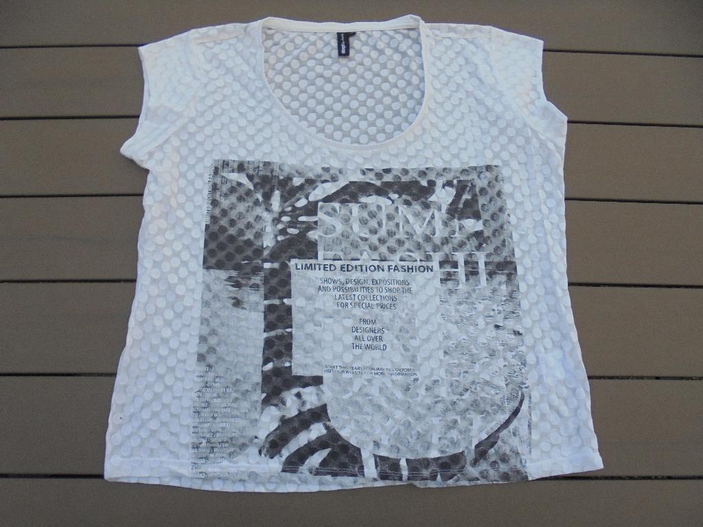 Wit shirt EKSEPT, Kleding | Dames, T-shirts, Wit, Maat 46/48 (XL) of groter, Ophalen of Verzenden, Zo goed als nieuw