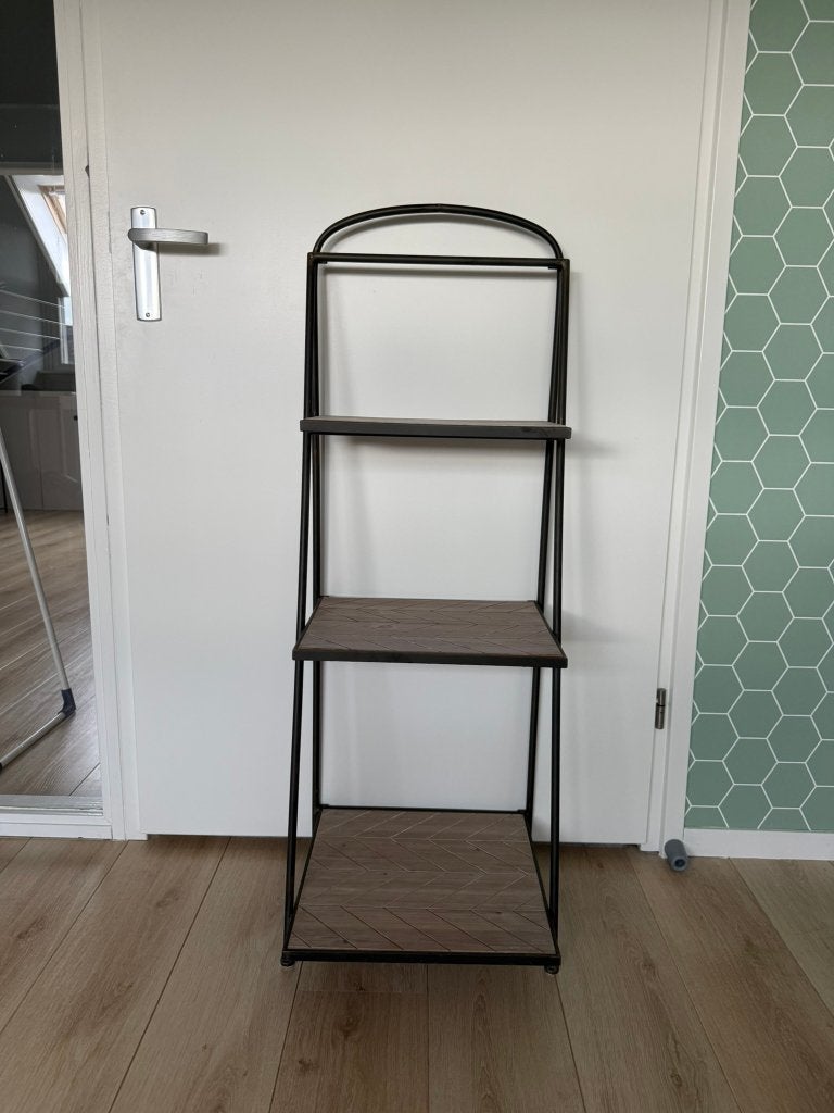 Industriele etagère/rek, Ophalen, Zo goed als nieuw, Etagère, Inklapbaar