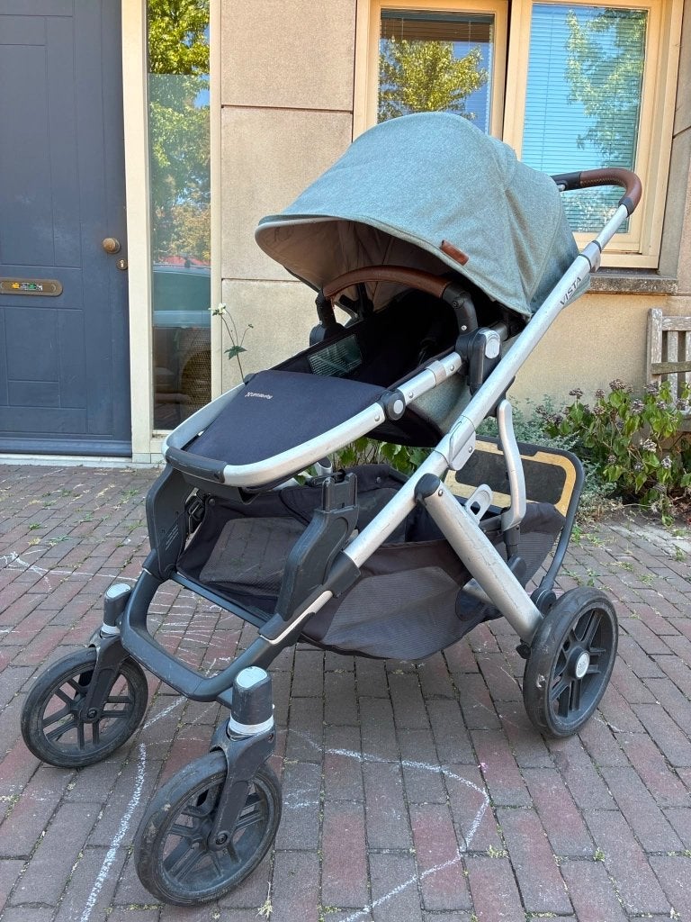 UPPAbaby Vista V2 complete duo kinderwagen, Gebruikt, Combiwagen, Verstelbare duwstang, Ophalen