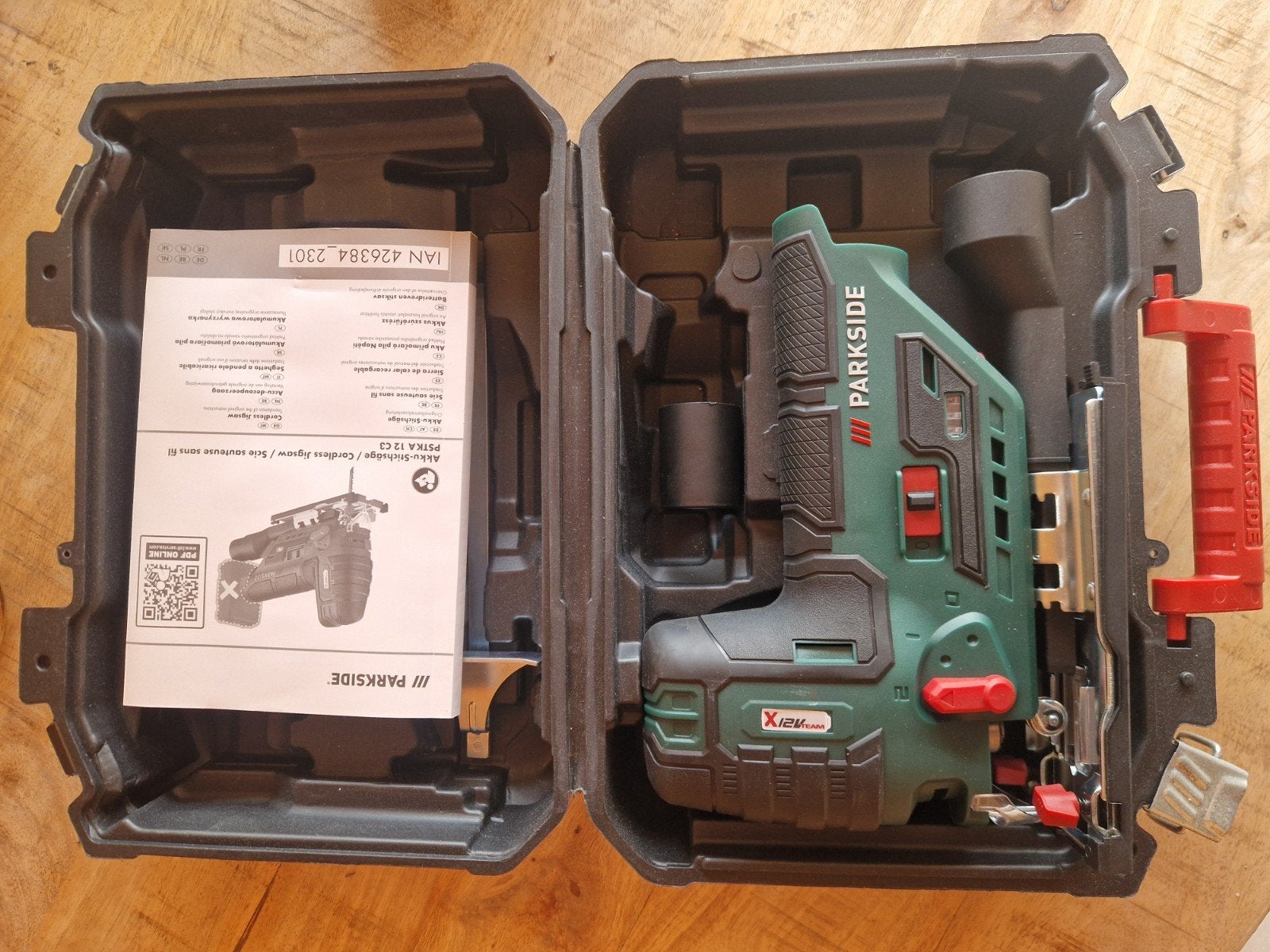 Parkside Accu Decoupeerzaag PSTKA 12 C3 - Zo goed als nieuw, Decoupeerzaag, Ophalen of Verzenden, 30 tot 70 mm, Minder dan 600 watt