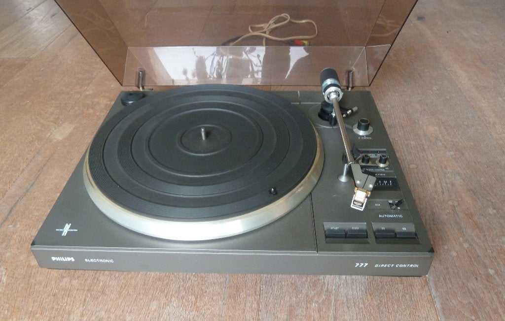 Gave PHILIPS 777 Draaitafel incl GP412MKII MD-Element, Ophalen, Philips, Pitch-regelaar, Zo goed als nieuw