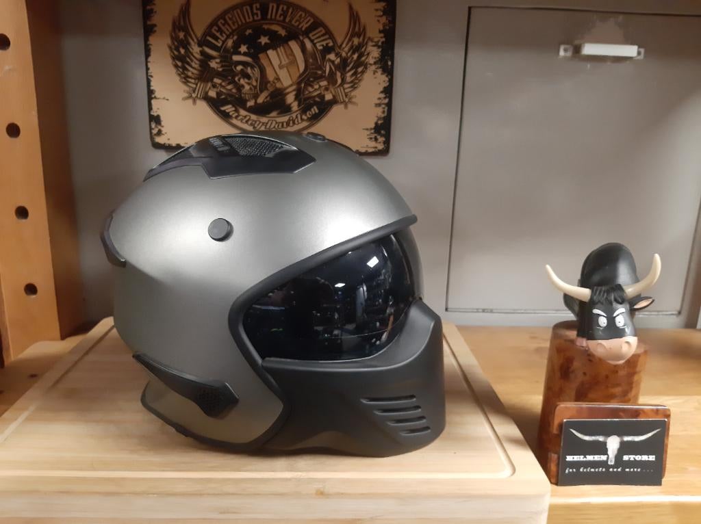 Vito bruzano helm XS scooter brommer helm snorfiets XS nieuw, XS, Pascalstraat 6 1704 RD Heerhugowaard, Jethelm, Kinderen