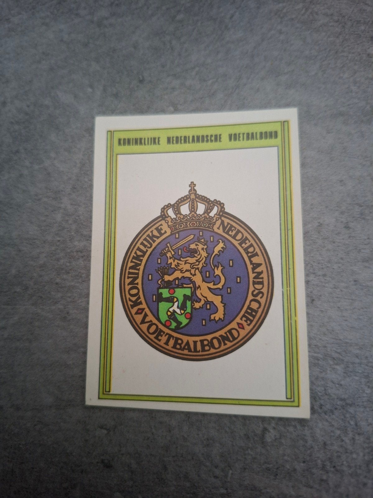 Panini sticker Voetbal 78. Embleem Nederland., Ophalen of Verzenden, Zo goed als nieuw, Sticker