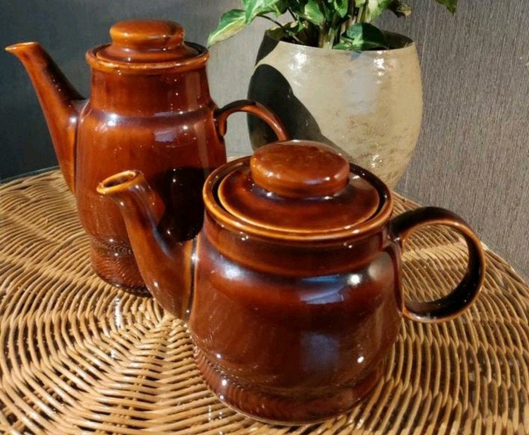Vintage Theepot en koffiepot, Ophalen of Verzenden