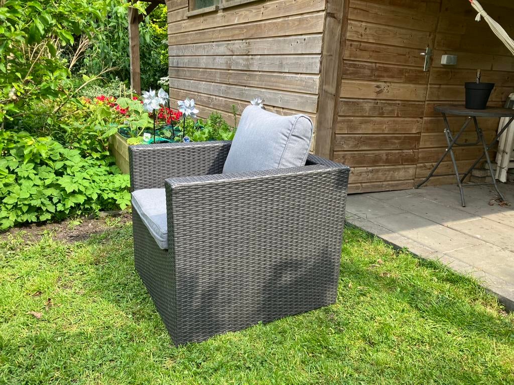 tuin lounge set stoel, Ophalen, Zo goed als nieuw