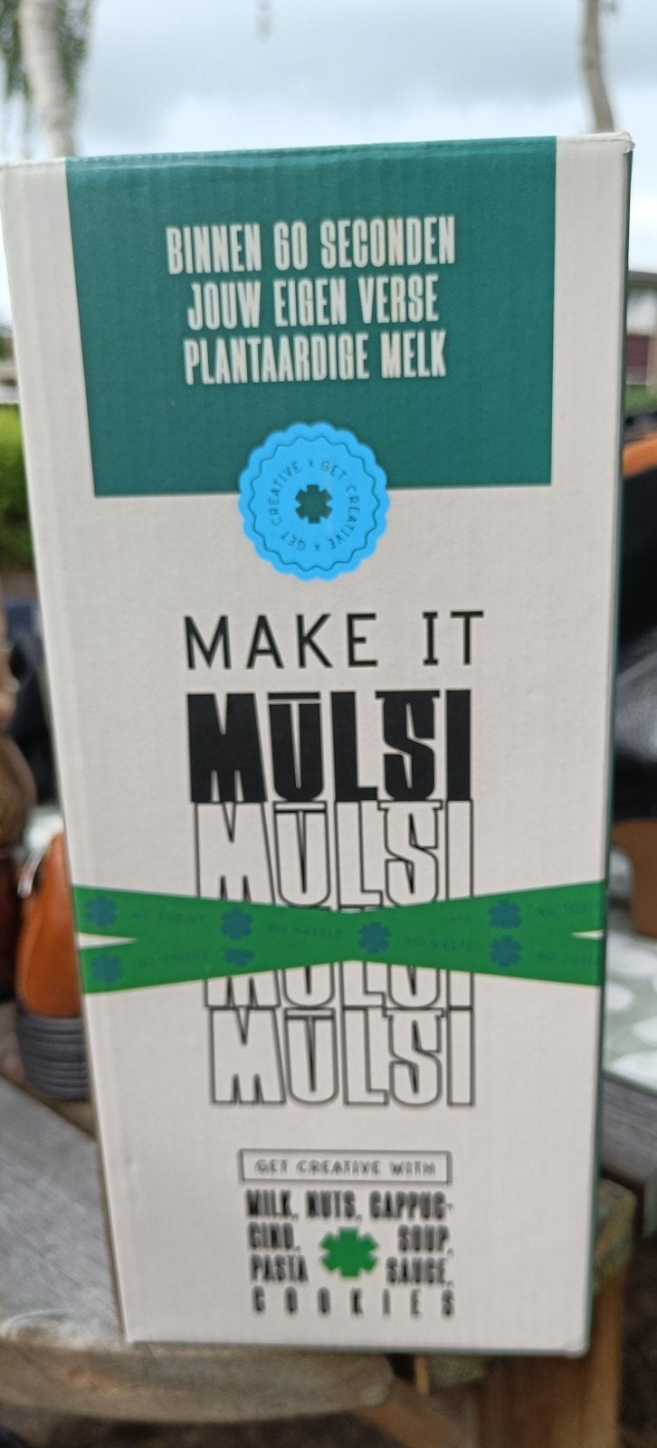 Mulsi Plantaardige Melk Maker, Minder dan 1 liter, Ophalen of Verzenden, 1 snelheid