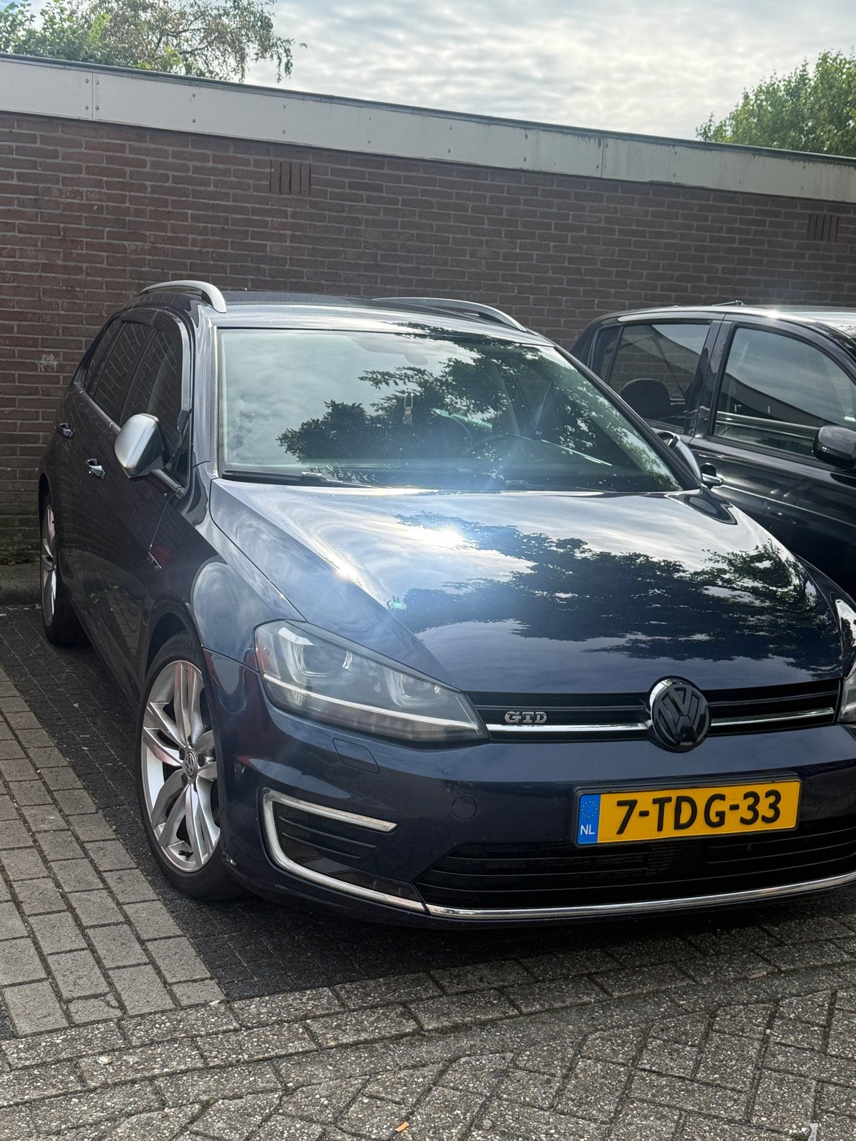 Volkswagen Golf 1.6 TDI 81KW/110PK Var. Aut7 2014 Blauw, Auto's, 4 cilinders, 700 kg, Blauw, Leder en Stof
