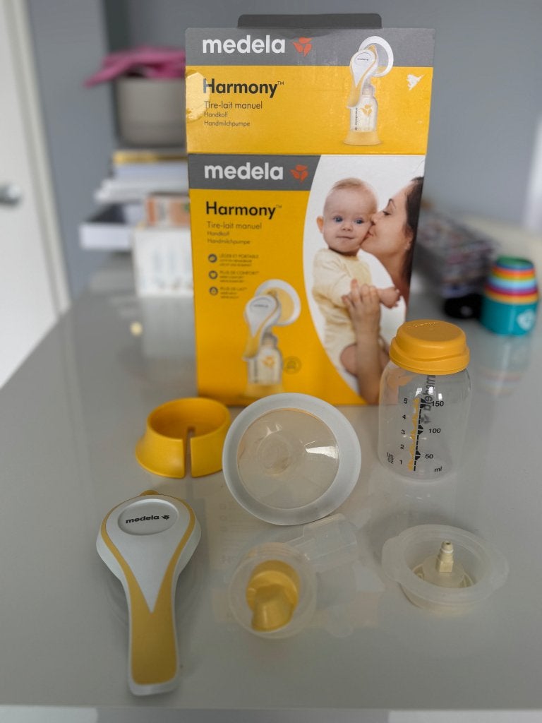 Handkolf medela, Kinderen en Baby's, Babyvoeding en Toebehoren, Ophalen of Verzenden, Zo goed als nieuw, Borstkolf