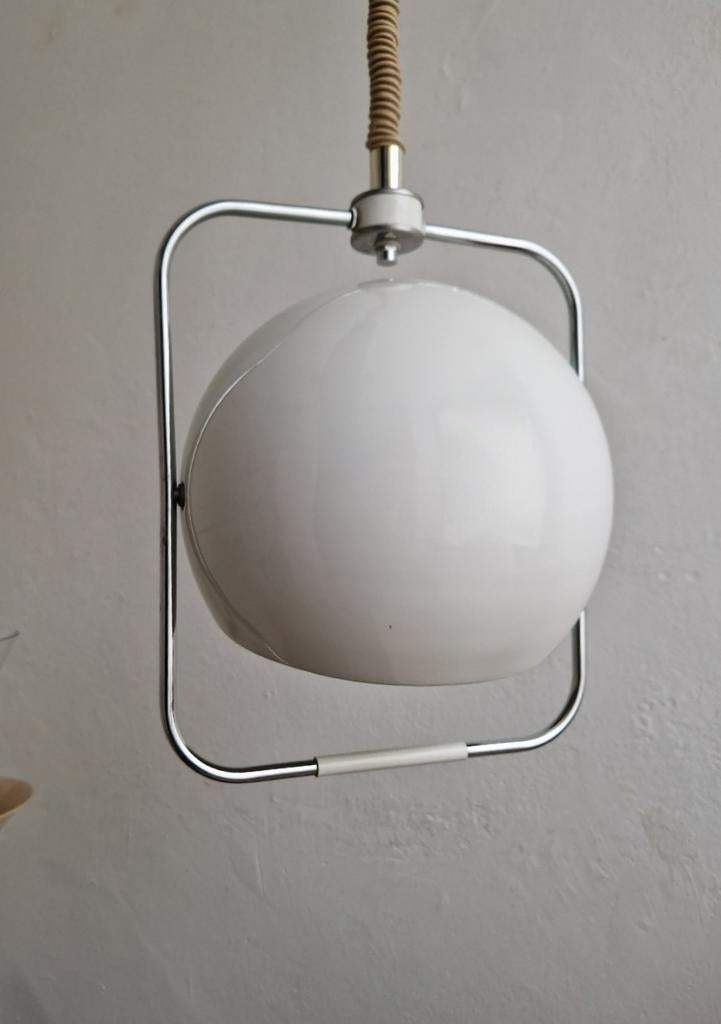 Vintage Gepo hanglamp space age mushroom bollamp design, Huis en Inrichting, Lampen | Hanglampen, Ophalen of Verzenden, Zo goed als nieuw