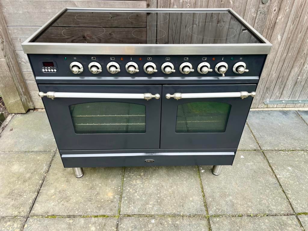 Uniek 100cm Boretti - Ilve Inductie fornuis - 6 zones, Witgoed en Apparatuur, Ophalen of Verzenden, Zo goed als nieuw, Inductie