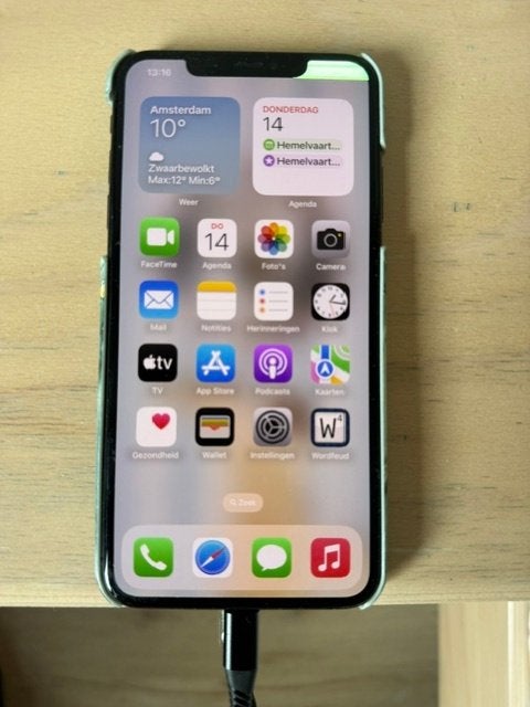 Apple iPhone XS Max 256 GB defect scherm, 256 GB, Gebruikt, Zwart, 77 %