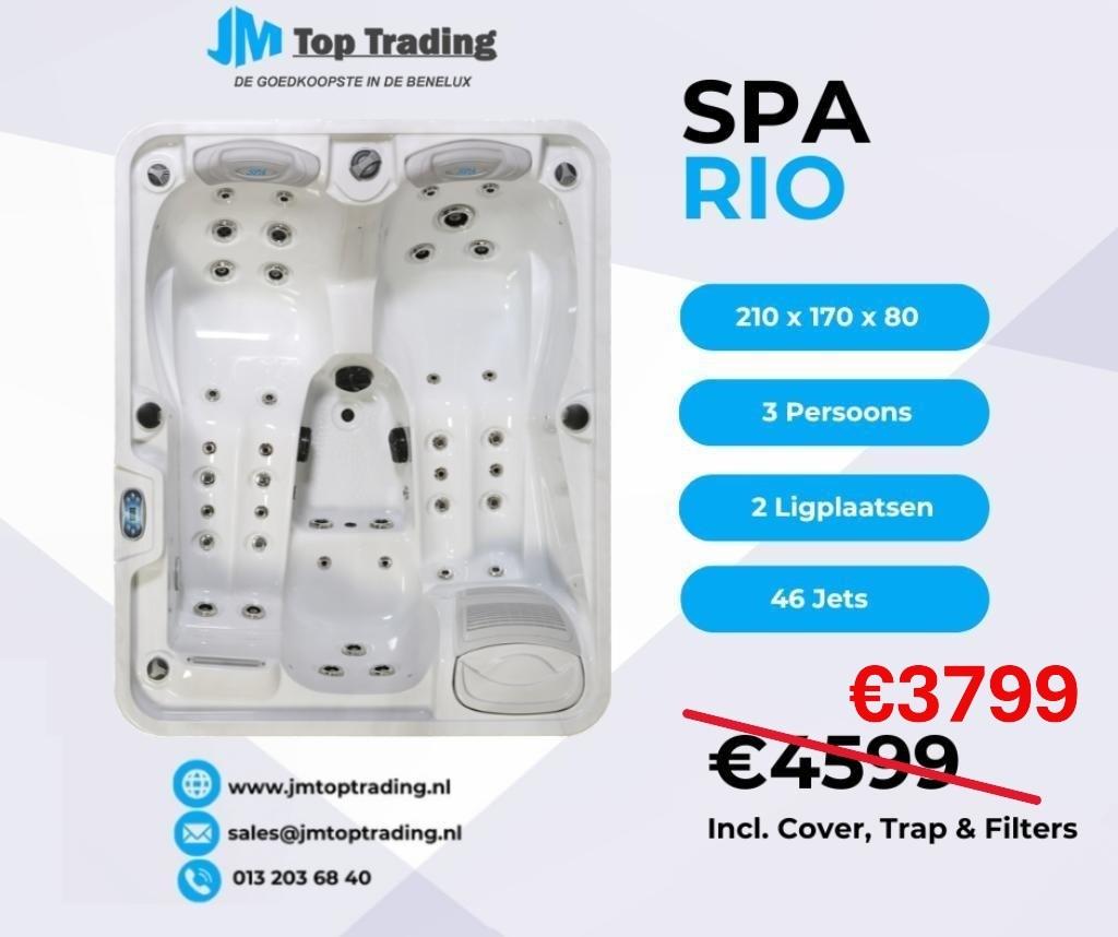 Jacuzzi Rio (Actie) 3 pers - 210x170cm - 46 jet, Ophalen, Nieuw, Overige typen