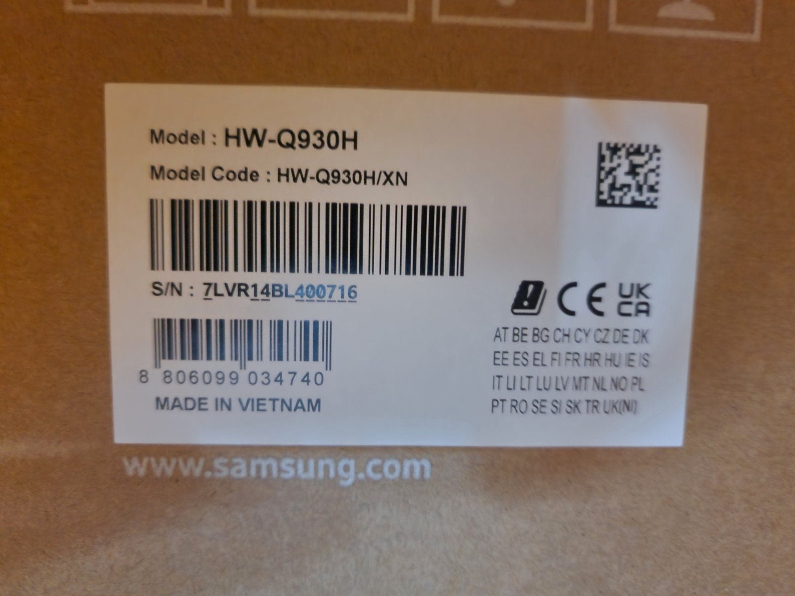 Foto 3 van Samsung HW-Q930H (2026) NIEUW in doos | 9.1.4 Dolby Atmos