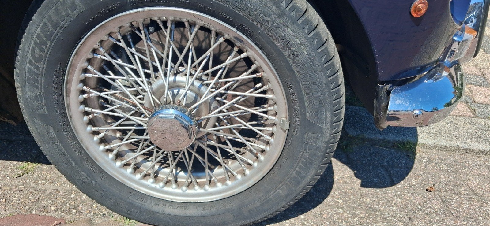 Spaakwielen 15 inch  4 stuks tekoop komen van een mgc, Auto-onderdelen, Gebruikt, 15 inch, Velg(en), Ophalen