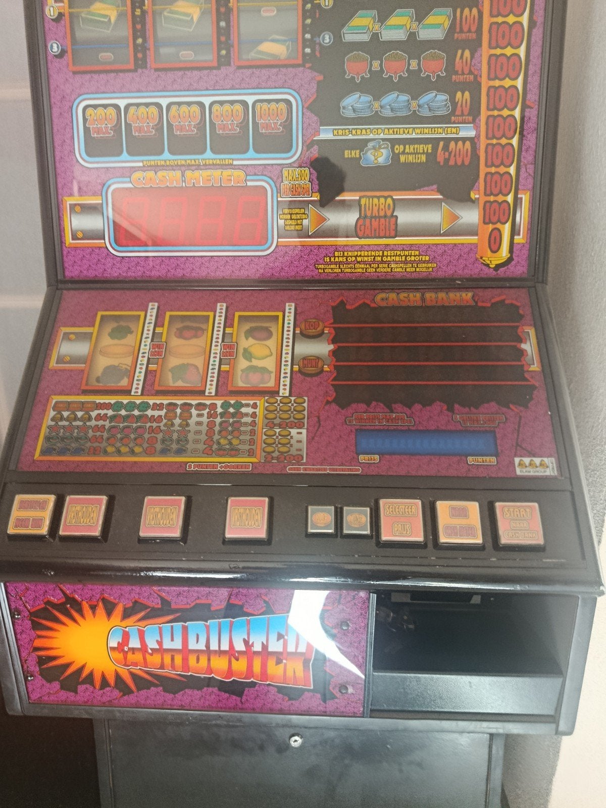 gokkast Cashbuster te koop en of ruil, Euro, Ophalen of Verzenden, Gebruikt