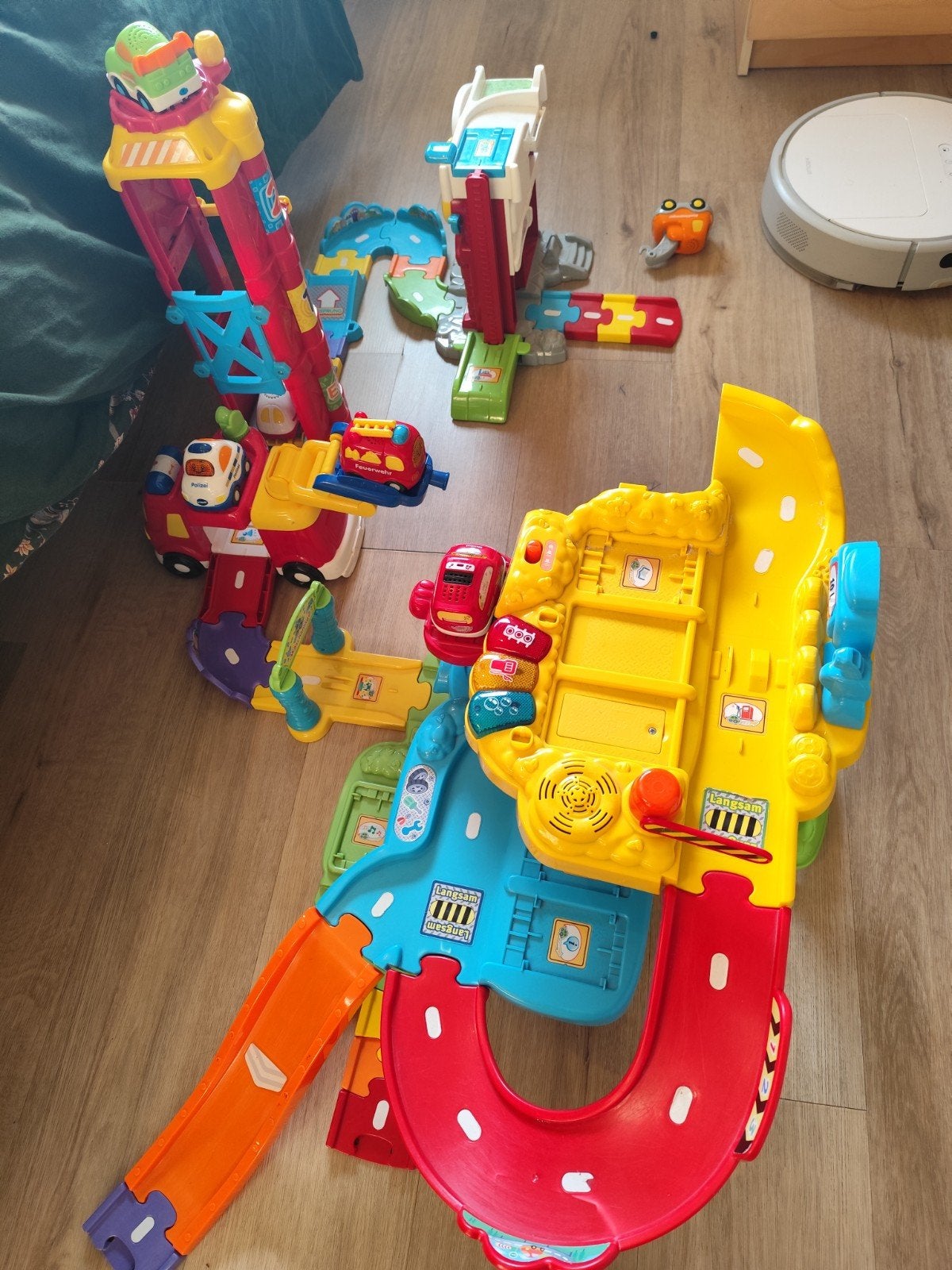 VTech Toet Toet Auto's Brandweerkazerne en Garage, Ophalen, Gebruikt, 2 tot 4 jaar