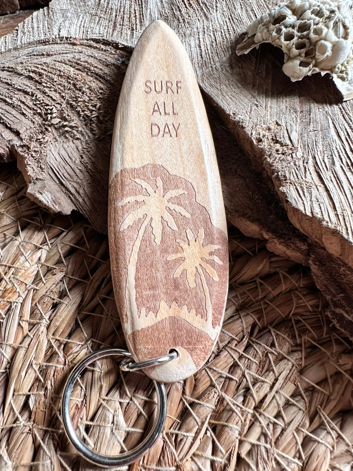 Stoere sleutelhanger / surfplank / boho styl / ibiza styl, Ophalen of Verzenden, Nieuw