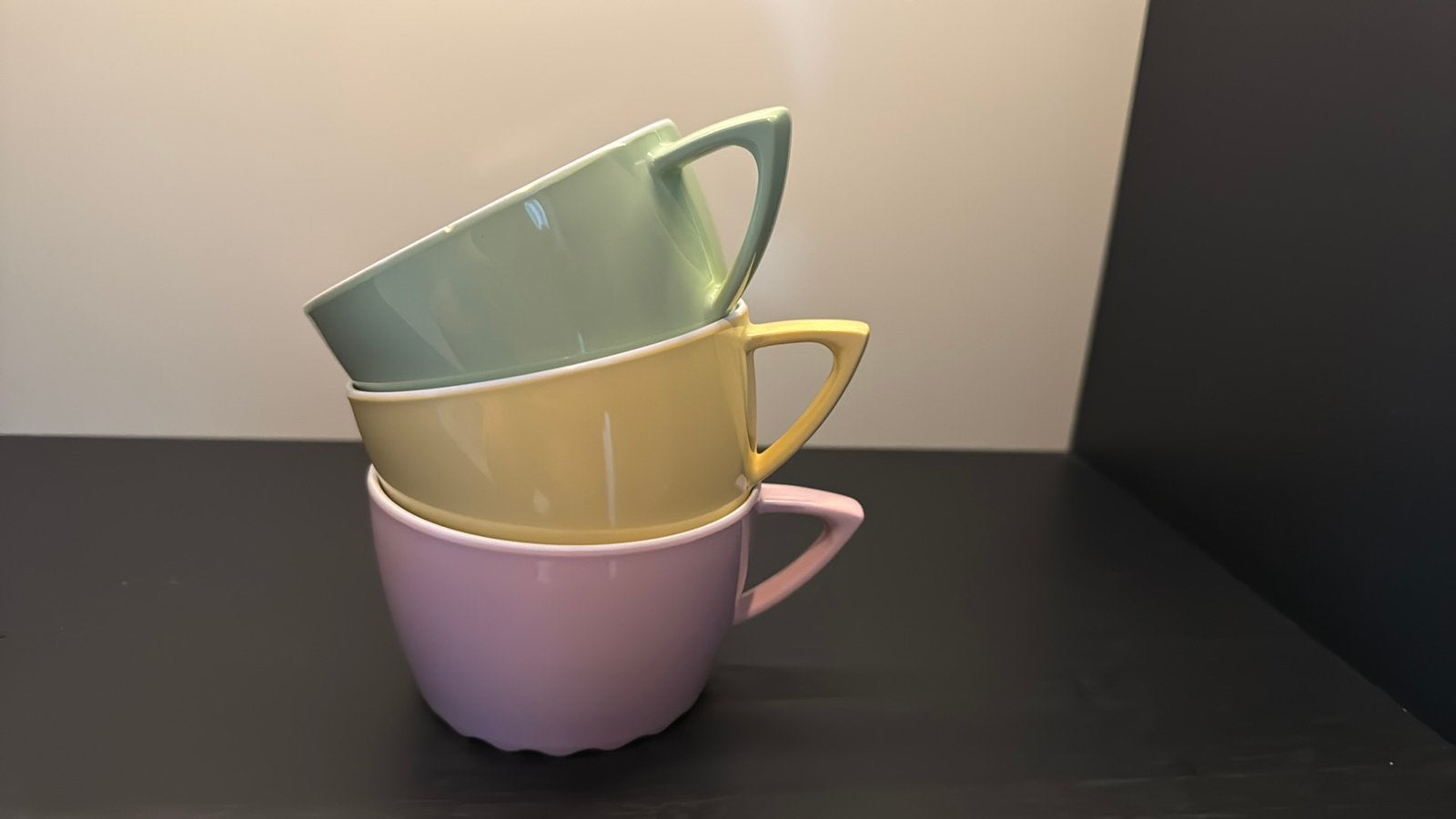 Mepal kommen set: pastel Geel, Roze en gratis Groene, Ophalen of Verzenden, Gebruikt