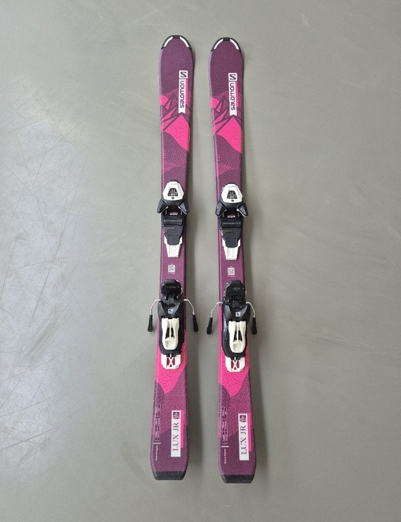 Salomon Lux junior S 120 cm ski’s met C 5 GW bindingen, Ophalen, Gebruikt, 100 tot 140 cm, Salomon