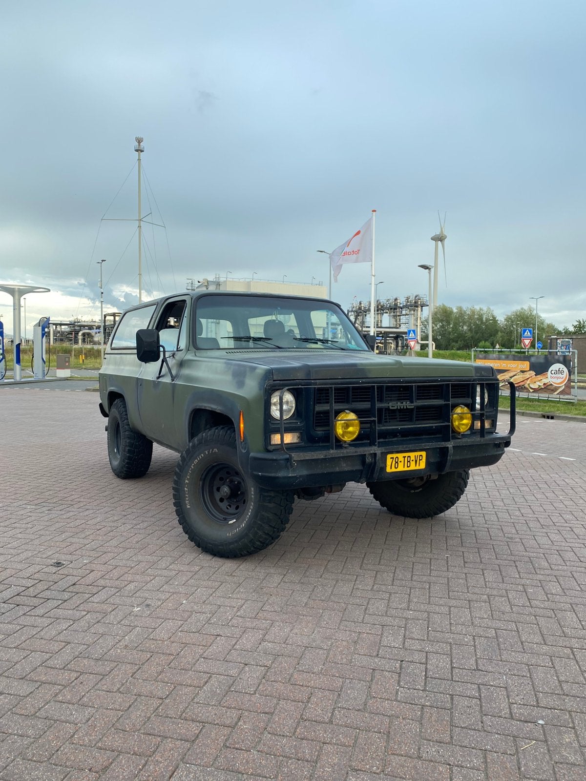 GMC Jimmy K5 / Chevrolet Blazer 5.7 V8 LPG 4x4 automaat, Auto's, Oldtimers, Automaat, Trekhaak, 4 stoelen, Leder