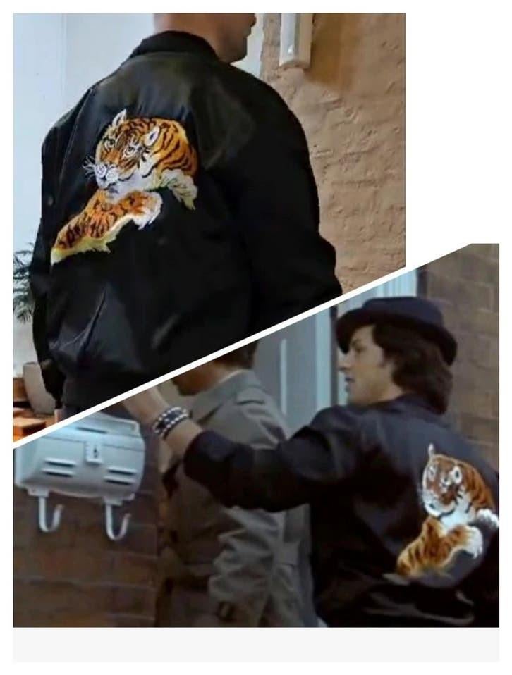 Sylvester stalone bomber Rocky Balboa zwarte bomberjack m, Ophalen of Verzenden