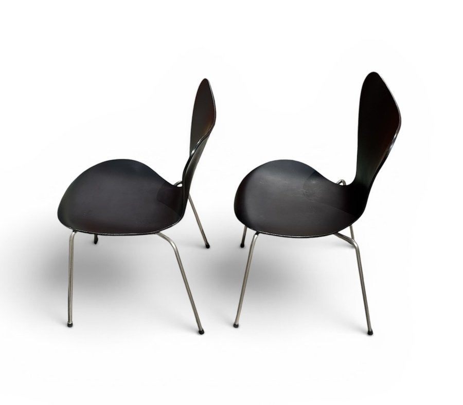 113. Vlinderstoelen Arne Jacobsen, Fritz Hansen model 3107, Ophalen