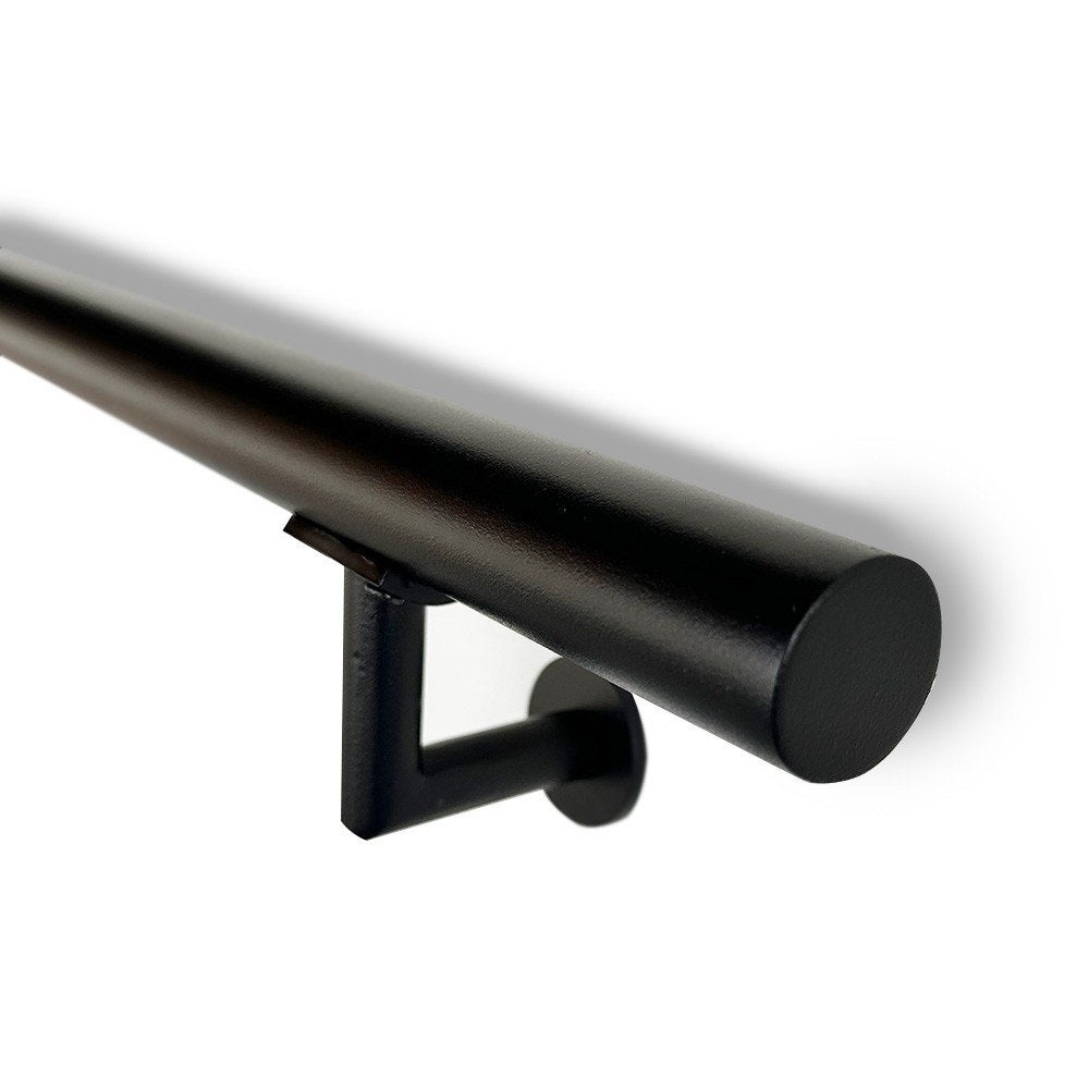 stalen trapleuning Mr Noir lengte 290 & 70 cm trap leuning, Ophalen, Nieuw, 2 tot 4 meter