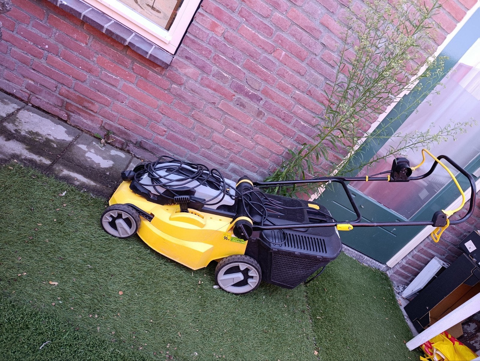 elektrische grasmaaier, Tuin en Terras, Ophalen, Gebruikt