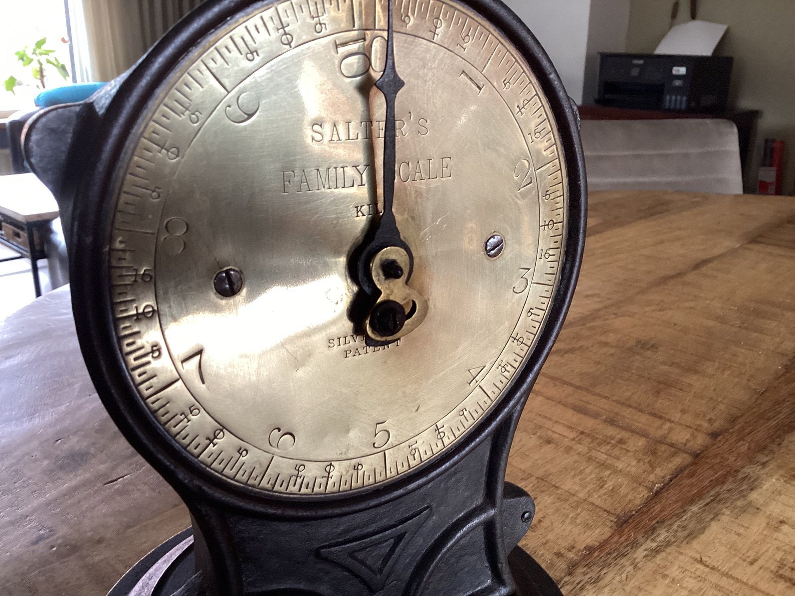 ANTIEKE  GIETIJZEREN  SALTER’S  FAMILY  SCALE   TYPE  NR. 50, Ophalen of Verzenden