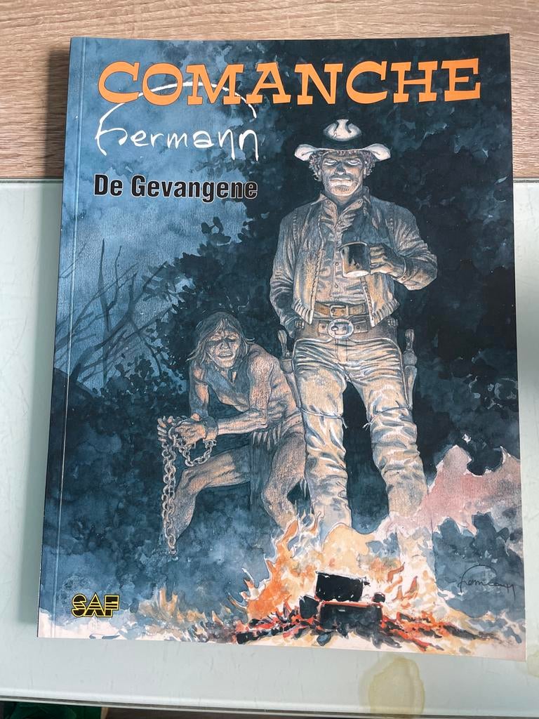 Comanche - De Gevangene (Hermann), Boeken, Stripboeken, Eén stripboek, Ophalen, Gelezen
