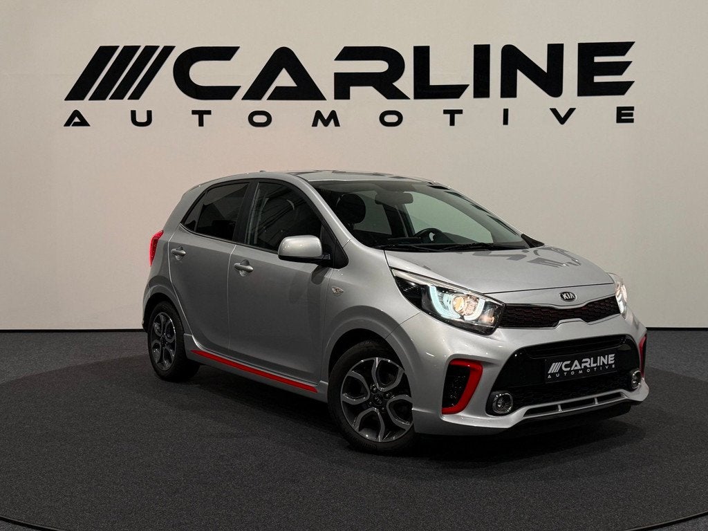 Kia Picanto 1.0 MPi GT-Line Edition AIRCO NAVI APPLE CARPLAY, Auto's, Kia, Voorwielaandrijving, Gebruikt, 4 stoelen, 23 km/l