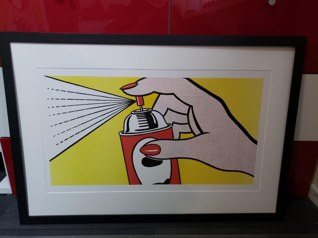 Roy Lichtenstein, Huis en Inrichting, Woonaccessoires | Schilderijen, Tekeningen en Foto's, Zo goed als nieuw, Print, 50 tot 75 cm