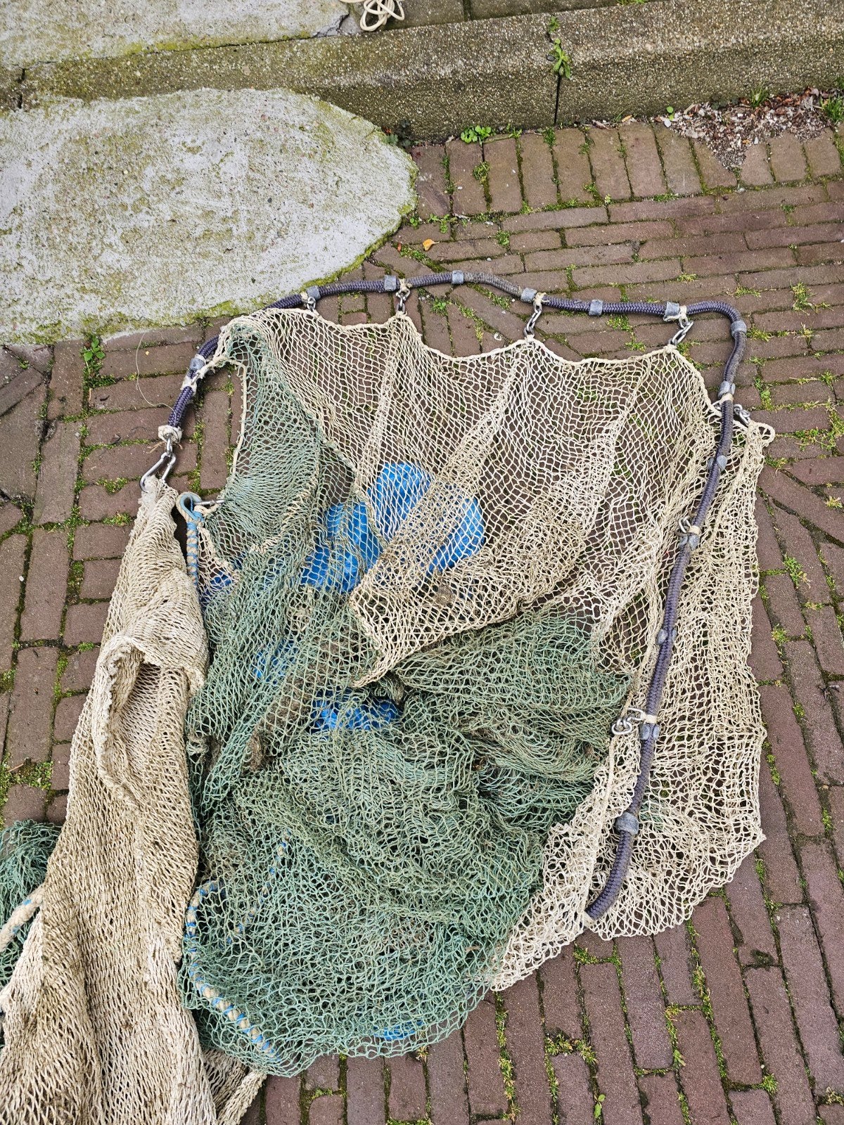 Garnalen net 225cm voor borden visserij, Ophalen, Net of Fuik