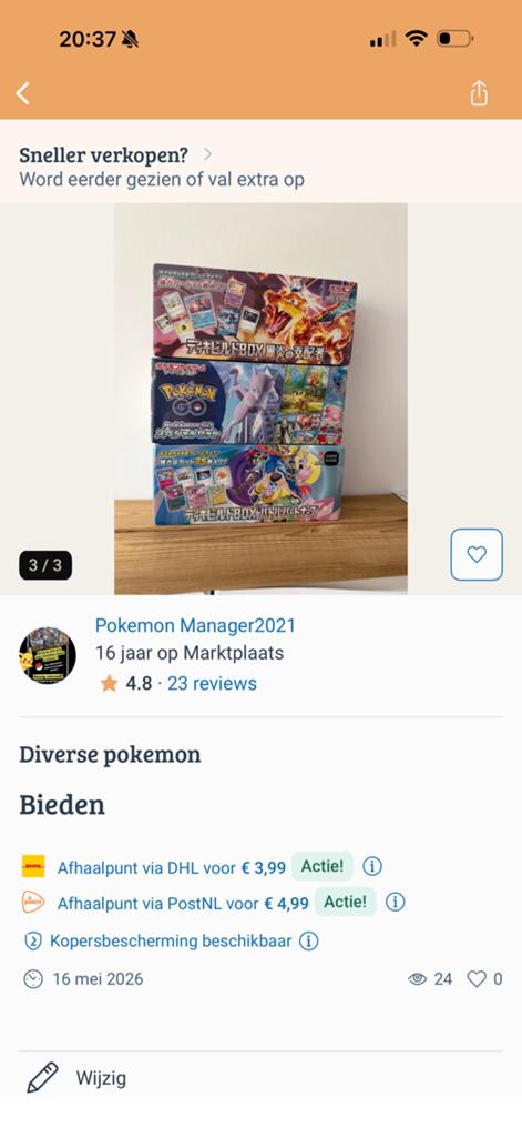 Pakjes pokemon, Ophalen of Verzenden, Nieuw
