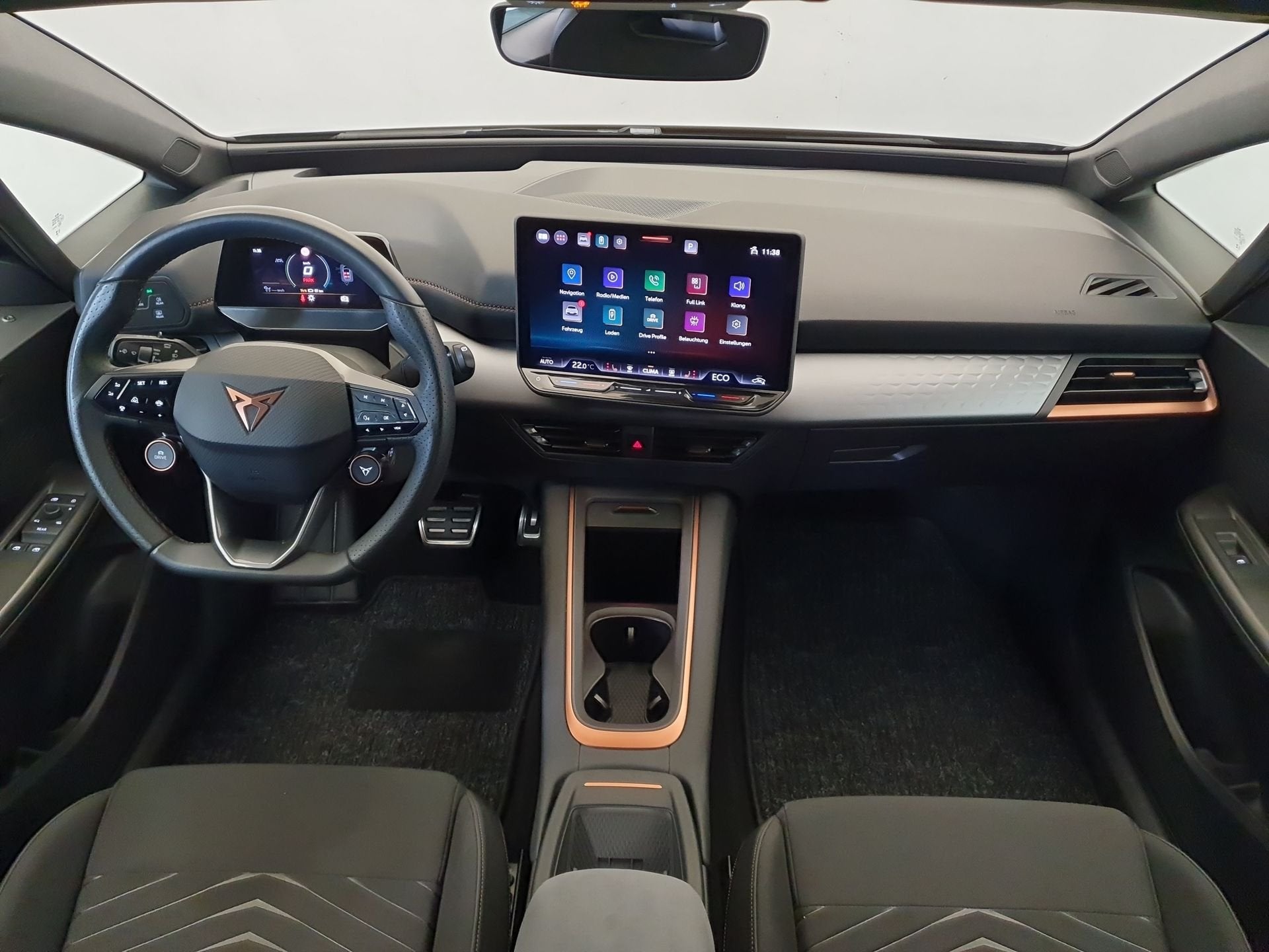 CUPRA Born Business 84 kWh Warmtepomp, 360 Camera, Head-up, Auto's, Gebruikt, Zwart, 1864 kg, Zwart