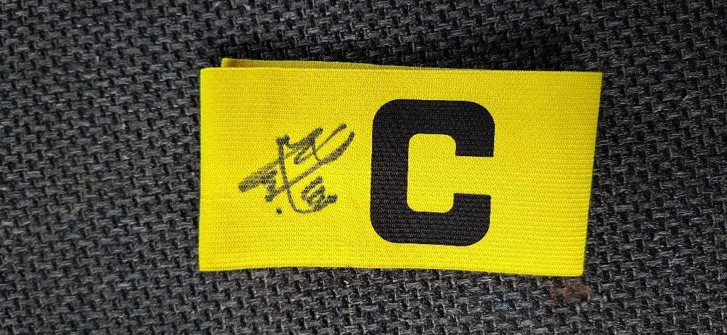 Aanvoerdersband met handtekening; Anis Hadj Moussa Feyenoord, Ophalen of Verzenden, Nieuw, Feyenoord, Overige typen