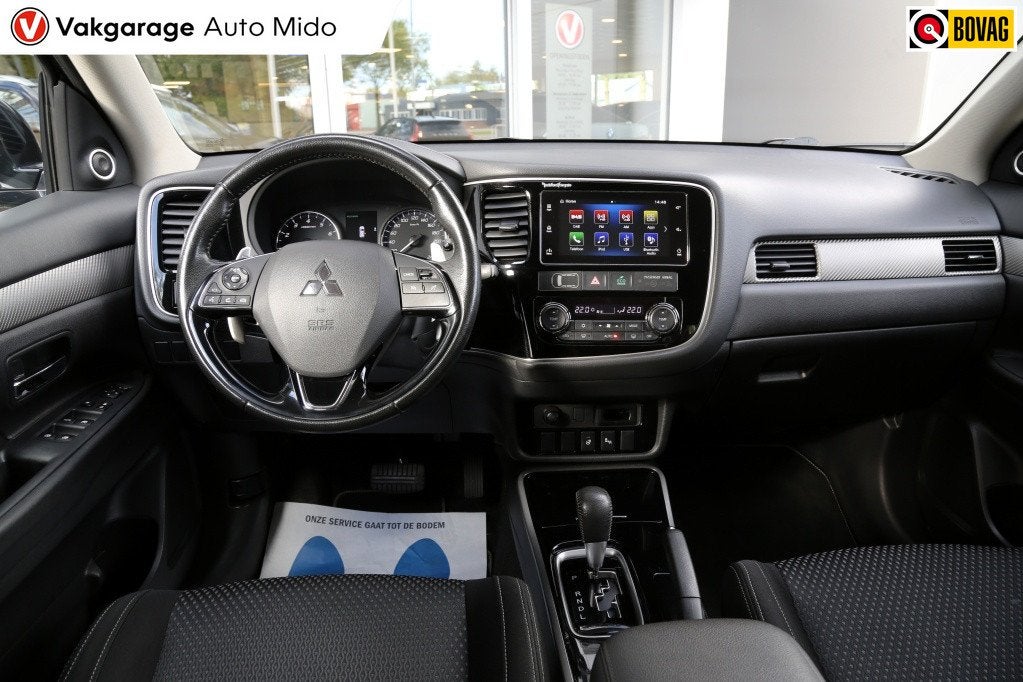 Mitsubishi Outlander 2.0 Connect Pro | Trekhaak | 1e eigenaa, Auto's, 4 cilinders, Blauw, Origineel Nederlands, 1600 kg