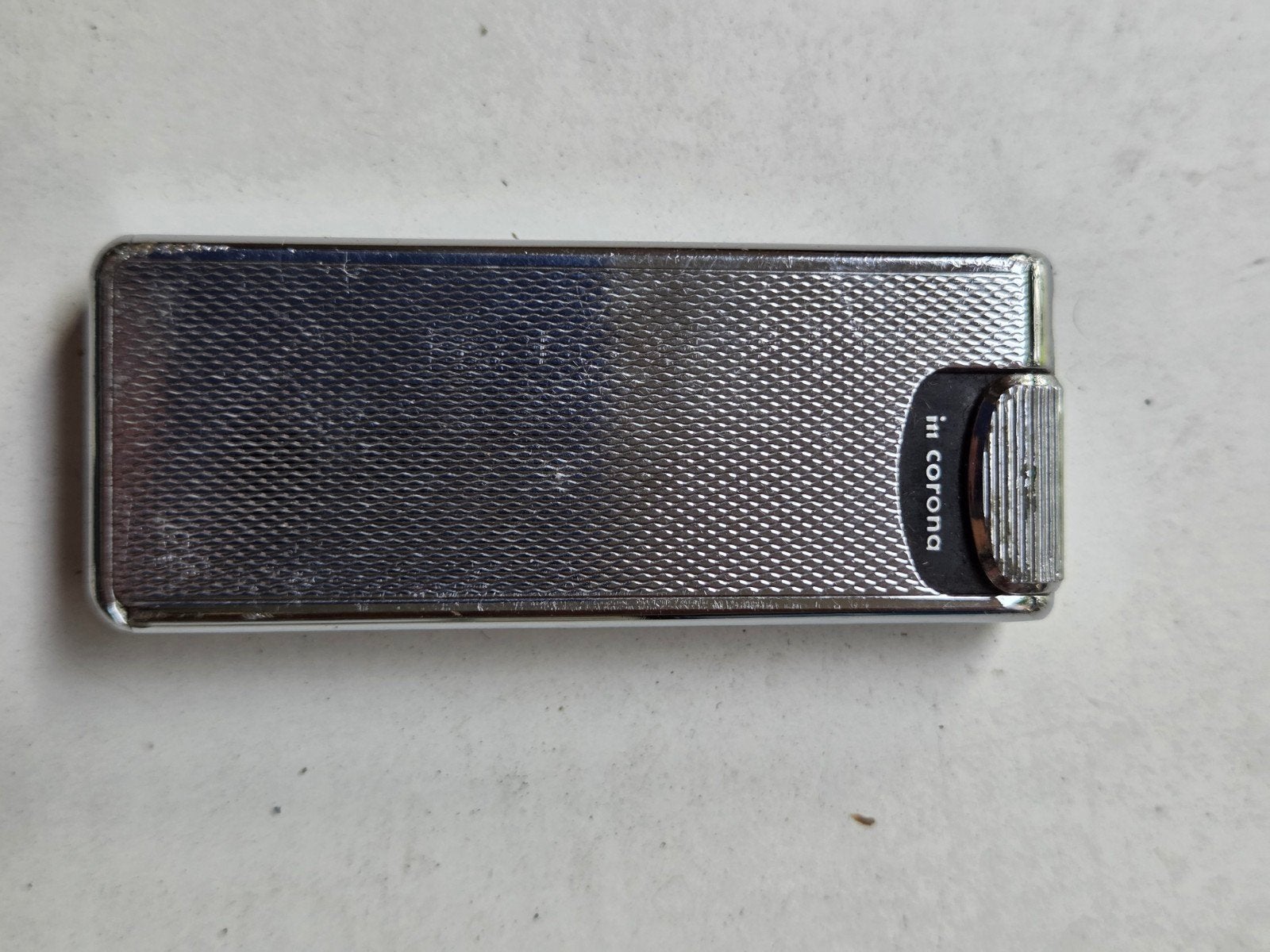 Vintage i11 Corona aansteker, chroom, werkend, Ophalen of Verzenden, Gebruikt, Aansteker