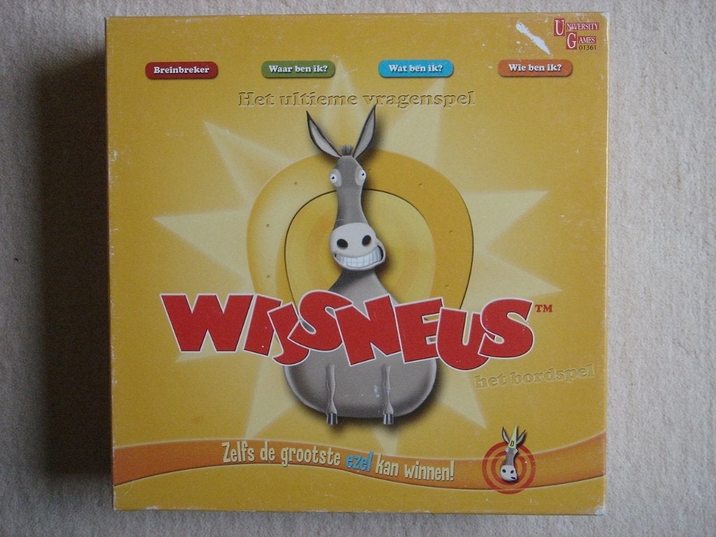 LEUK: Wijsneus - PARTYspel, Vijf spelers of meer, Ophalen, Gebruikt, University Games