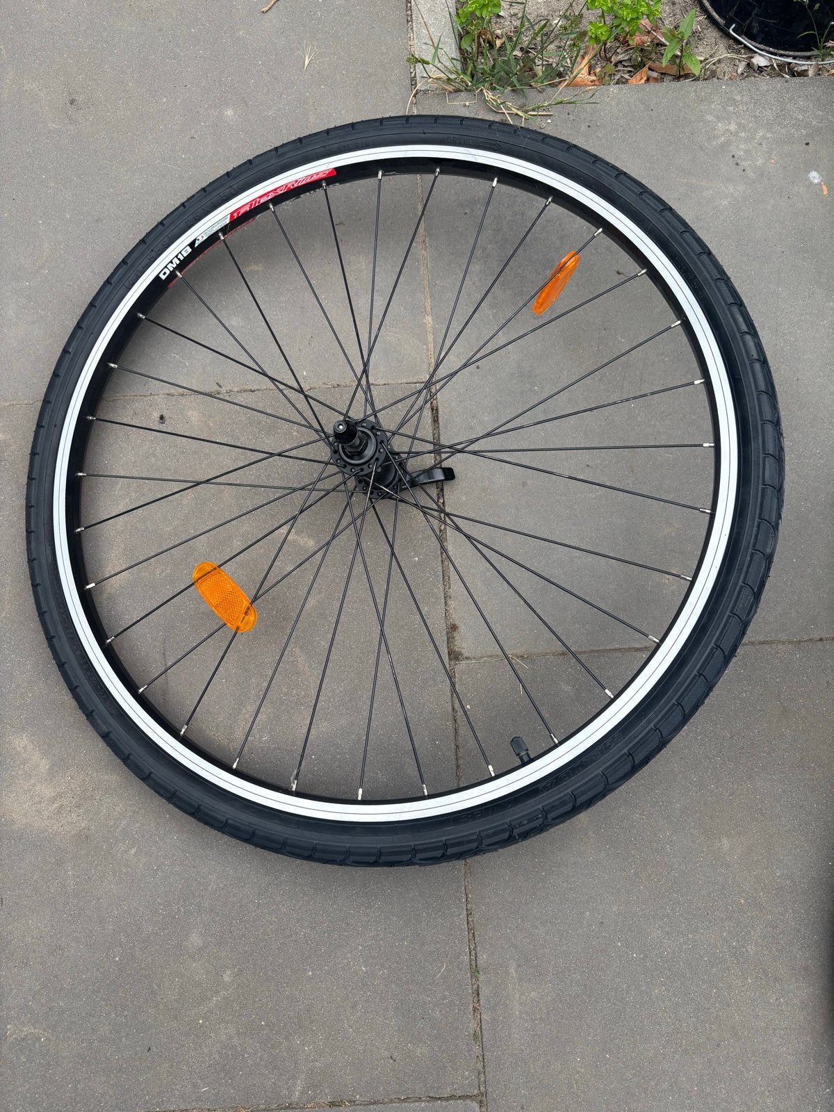 26 inch fietswiel met nieuwe buitenband 26x1.50, Fietsen en Brommers, Fietsonderdelen, Ophalen, Gebruikt, Wiel, Aluminium