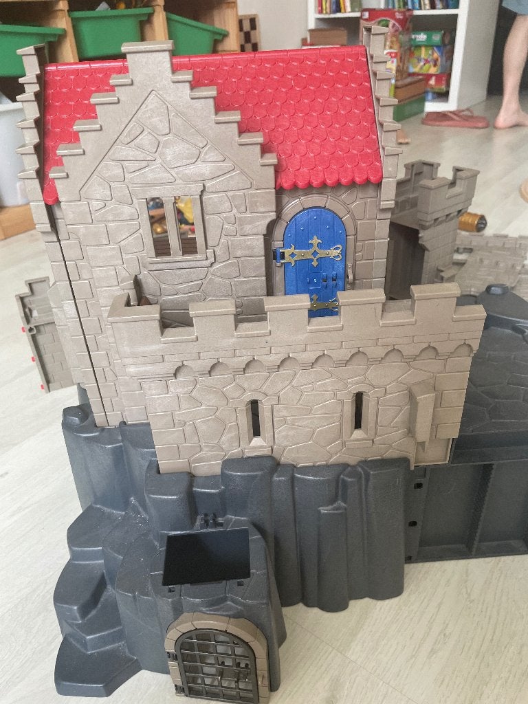 Ridderkasteel Playmobil, Kinderen en Baby's, Speelgoed | Playmobil, Gebruikt, Complete set, Ophalen