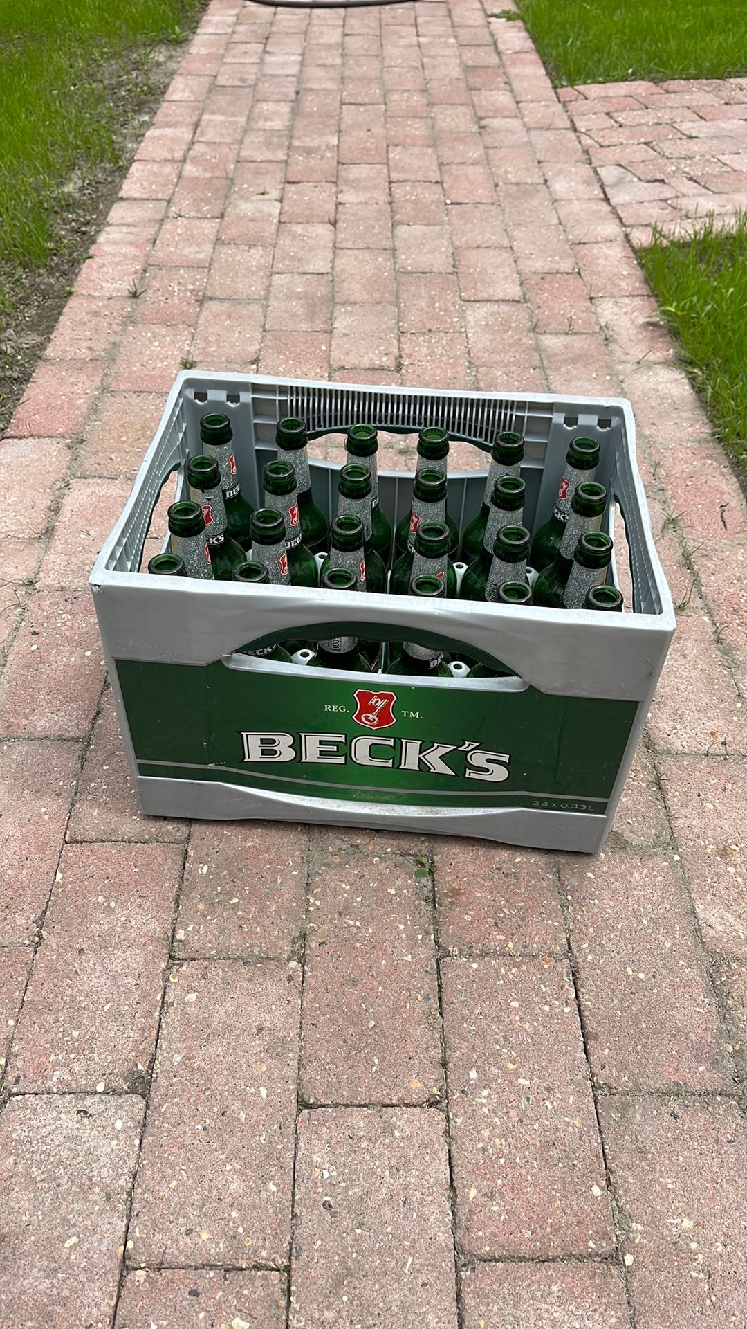 Leeg krat bier, Doe-het-zelf en Verbouw, Kratten en Dozen, Ophalen, Zo goed als nieuw, Krat, Minder dan 35 cm