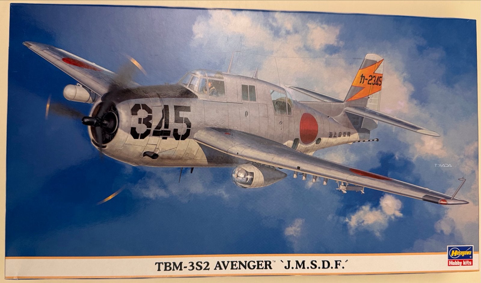 Hasegawa Grumman TBM-3S2 Avenger 'J.M.S.D.F.' 1/72, Nieuw, Ophalen of Verzenden, Vliegtuig, Hasegawa