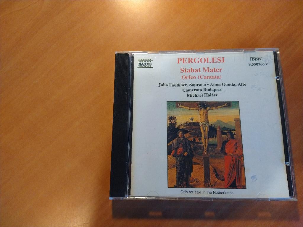 CD Pergolesi. Stabat Mater - Orfeo (Cantata), Cd's en Dvd's, Cd's | Klassiek, Zo goed als nieuw, Orkest of Ballet, Barok, Ophalen of Verzenden