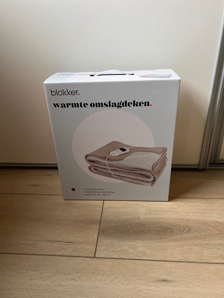 Blokker Elektrische Deken - 180x130cm - Roze - Nieuw, Ophalen, Deken of Dekbed, Roze, Nieuw