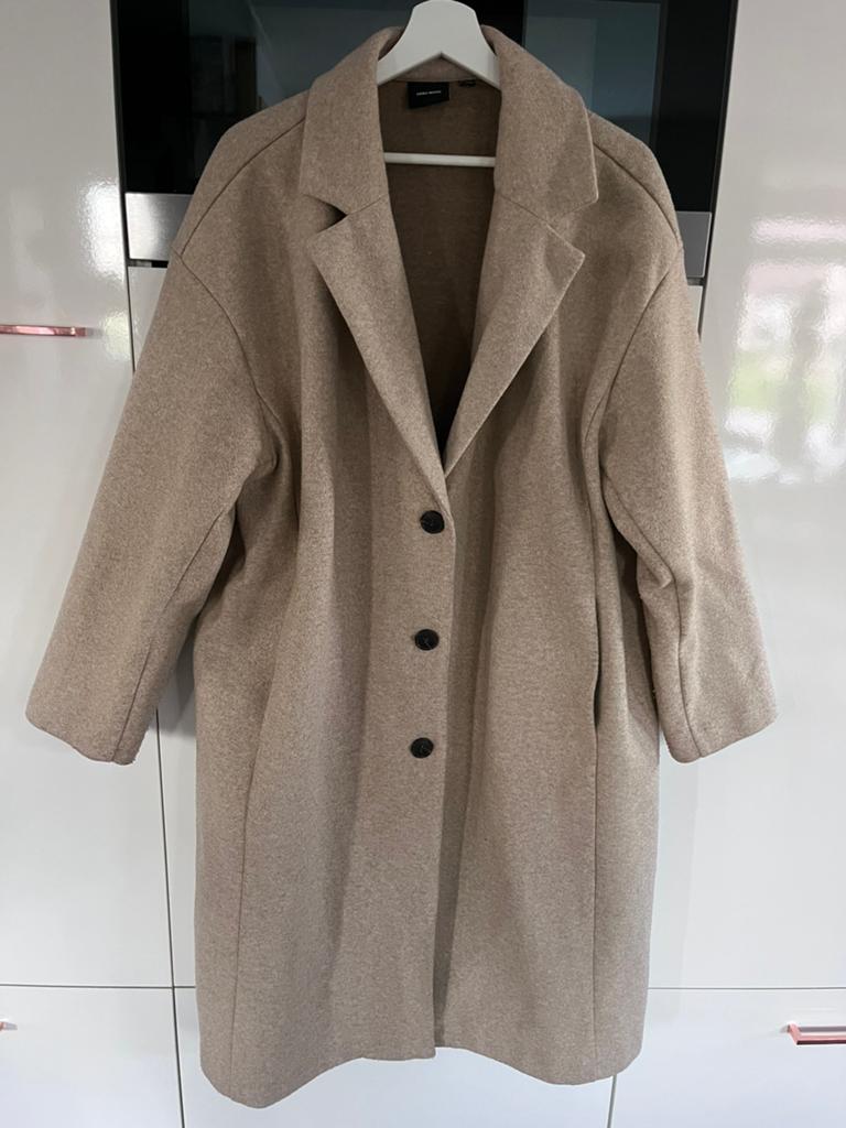 Vero Moda dames jas / mantel xl, Ophalen of Verzenden, Gedragen, Maat 46/48 (XL) of groter, Beige