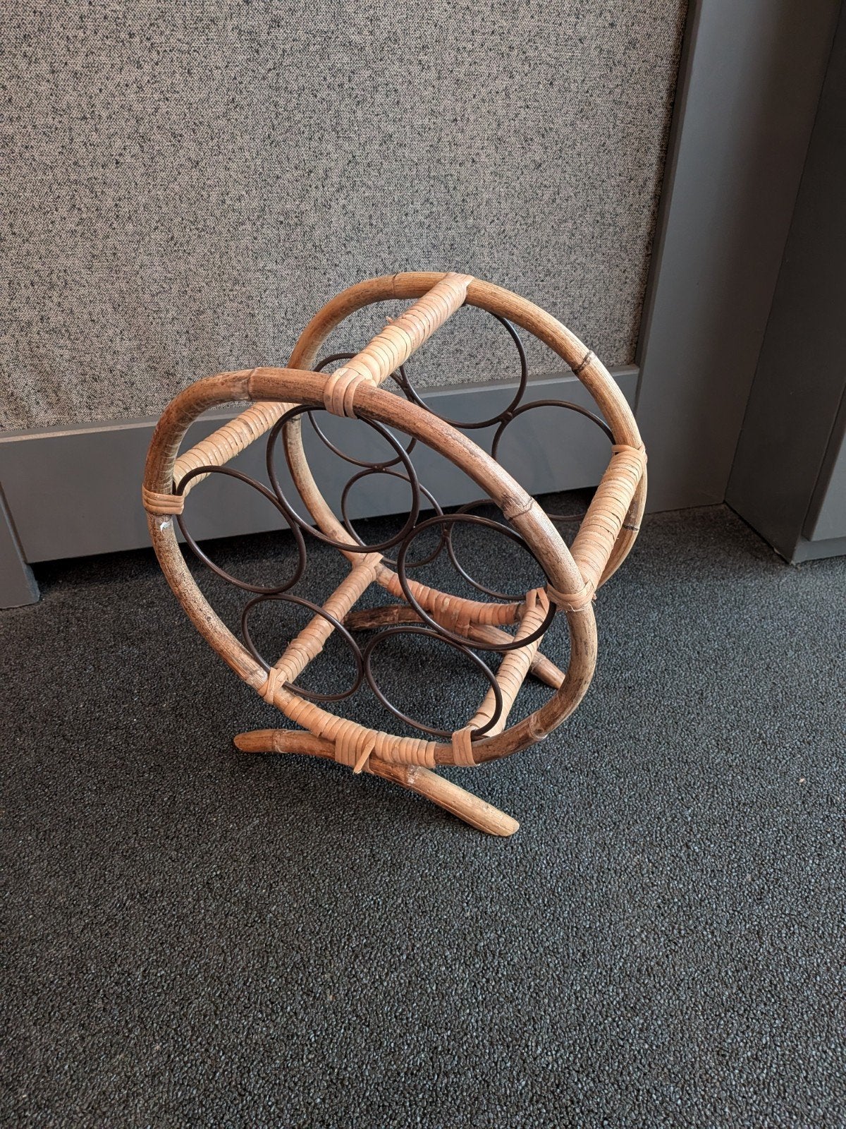 Rotan wijnrek, Ophalen of Verzenden, Minder dan 5 flessen