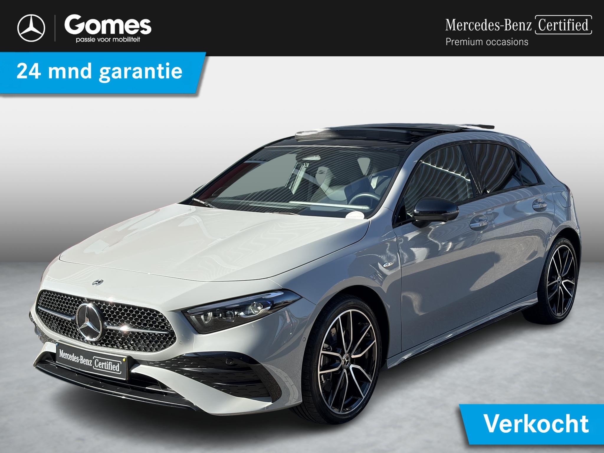 Mercedes-Benz A-klasse 250 e Business Solution AMG | Panoram, Auto's, Mercedes-Benz, Stof, Gebruikt, 4 cilinders, Bedrijf